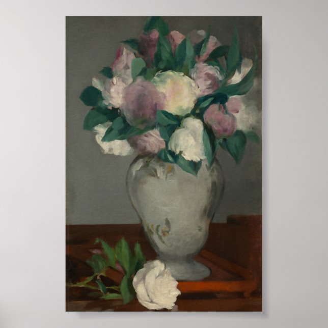Peonies, Édouard Manet Poster (Front)