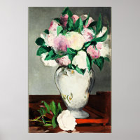 Peonies, famous Edouard Manet painting