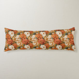 Peonies Floral Modern Farmhouse Modern Floor Body Pillow