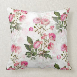Peonies,floral,pattern,beautiful,modern,trendy, Throw Pillow