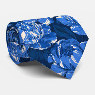 Peonies Flower Brother Boho Wedding Tie