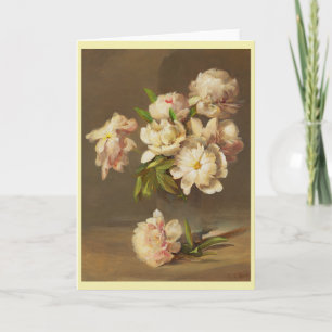 Peonies in a Vase, Charles Ethan Porter  Card