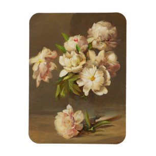 Peonies in a Vase, Charles Ethan Porter Magnet