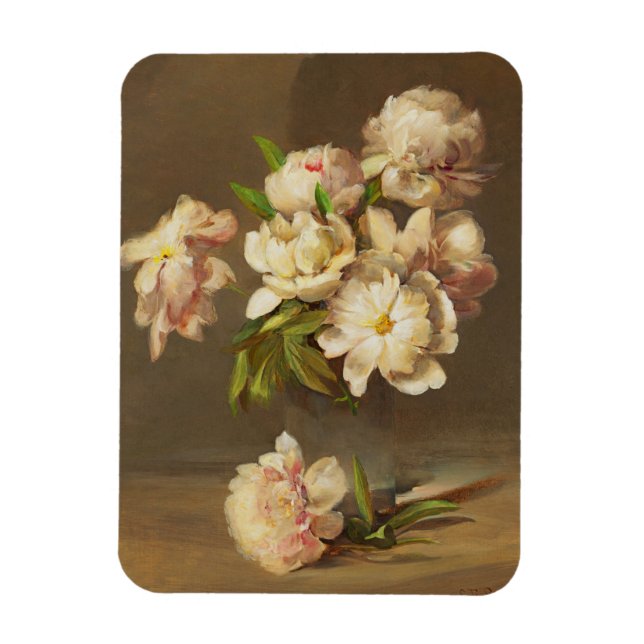 Peonies in a Vase, Charles Ethan Porter  Magnet (Vertical)