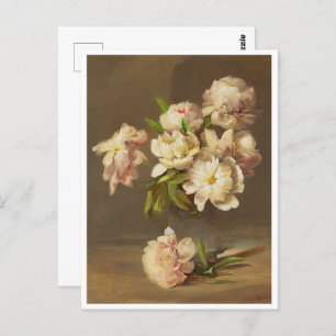 Peonies in a Vase, Charles Ethan Porter  Postcard