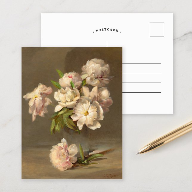 Peonies in a Vase | Charles Ethan Porter Postcard (Creator Uploaded)