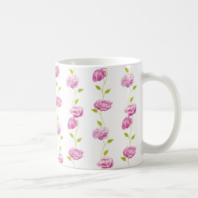 Peonies in the Orangery Coffee Mug (Right)
