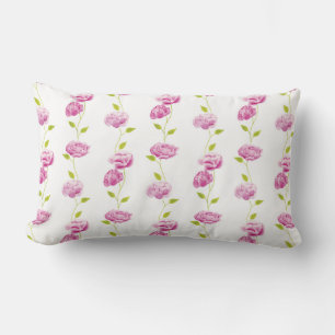 Peonies in the Orangery Lumbar Pillow