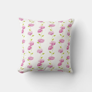 Peonies in the Orangery Throw Pillow