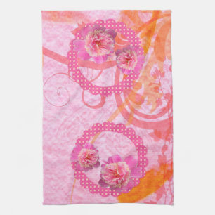 Peonies Kitchen Towel