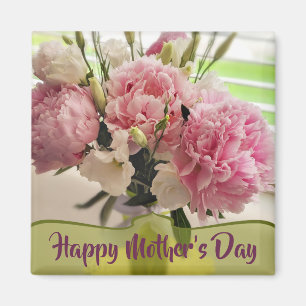 Peonies Mother's Day Floral Magnet