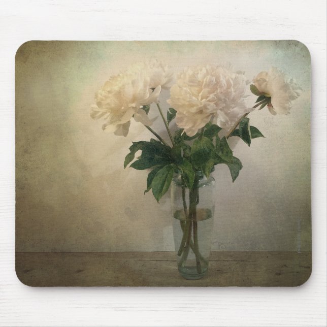 Peonies Mouse Pad (Front)