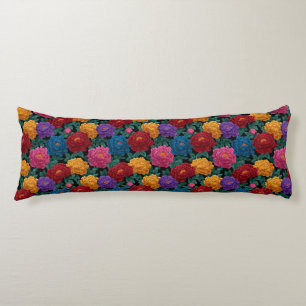 Peonies Nature Home Furnishings Tropical Wedge Body Pillow