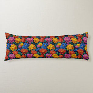 Peonies Nature Home Styling Western Nexk Body Pillow