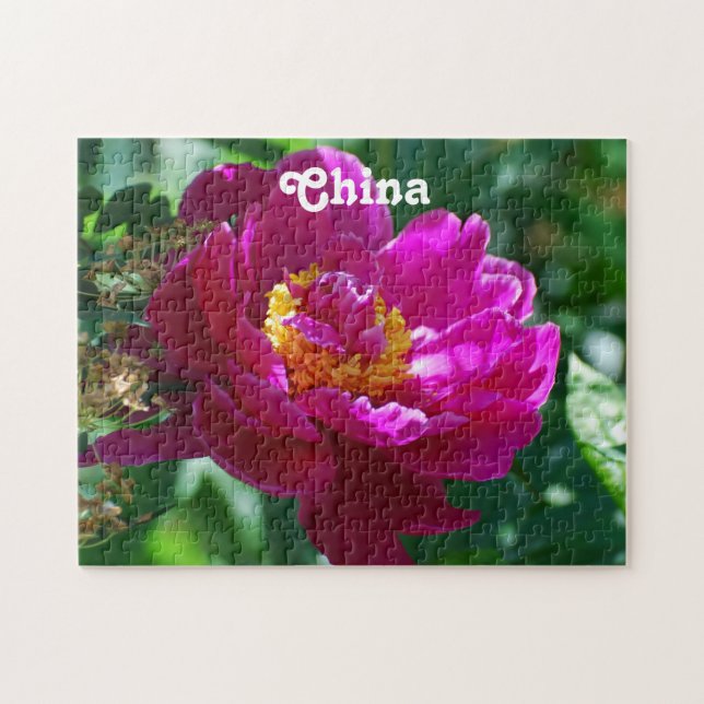 Peonies of China Jigsaw Puzzle (Horizontal)