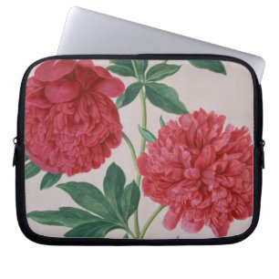 Peonies, plate 46 from the Nassau Florilegium (w/c Laptop Sleeve