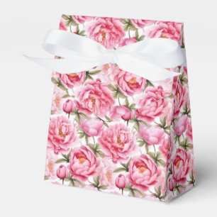 Peonies Print Party Treat Box