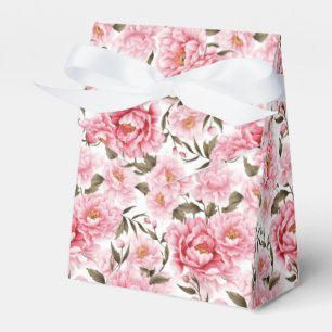 Peonies Print Party Treat Box