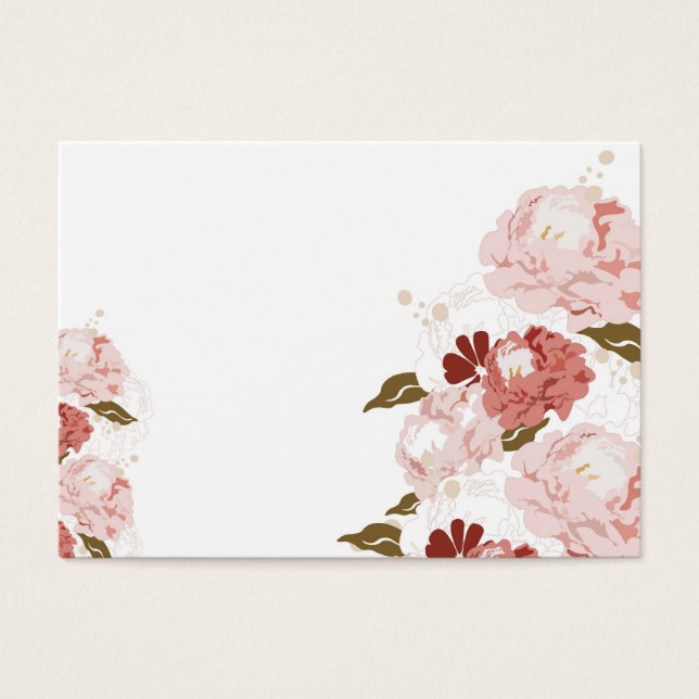 Peonies profile card (Devant)