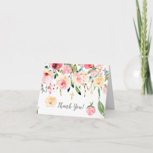 Peonies Rose Communion Florale Merci Note