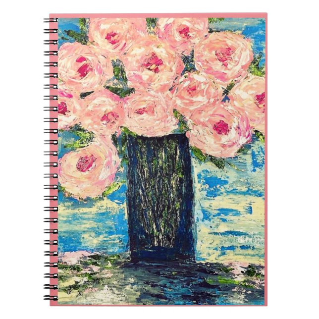 Peonies Spiral Notebook (Front)
