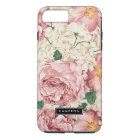 Peonies vintages et Hydrangeas iPhone 7 Plus Coque