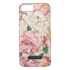 Peonies vintages et Hydrangeas iPhone 7 Plus Coque