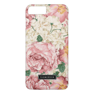 Peonies vintages et Hydrangeas iPhone 7 Plus Coque