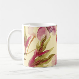 Peonies Watercolor: Seamless Background Bliss Coffee Mug