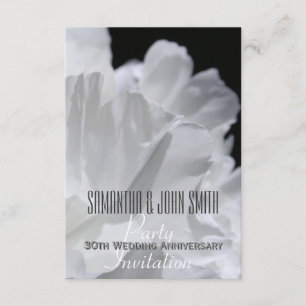 Peony 30th Mariage Anniversary Party Invitation 2