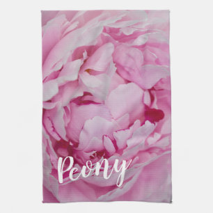 Peony Blossom Rose for flower and garden lovers Kitchen Towel