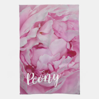 Peony Blossom Rose for flower and garden lovers Kitchen Towel