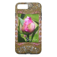 Peony Bud Monogram Girly VII