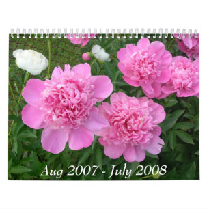 Peony Calendar Aug 2007 - July 2008