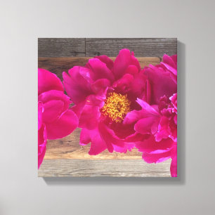 Peony canvas