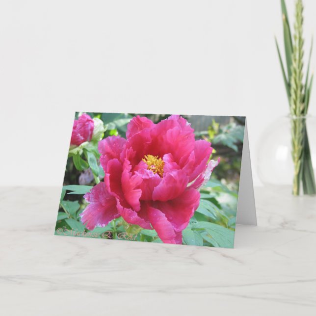 Peony Card (Front)