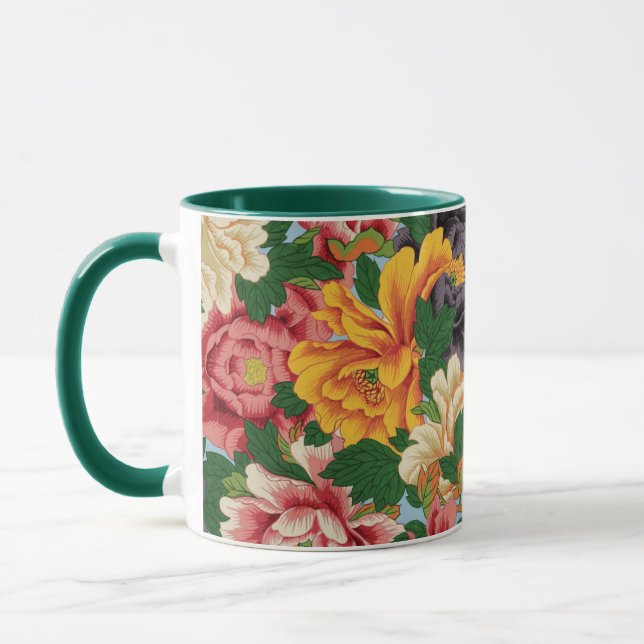 Peony Cascade Mug (Gauche)