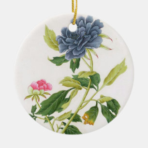 Peony Ceramic Ornament