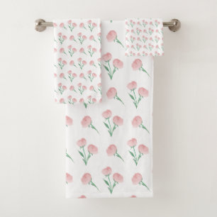 Peony Dans Serviette rose, Preppy College ou douch