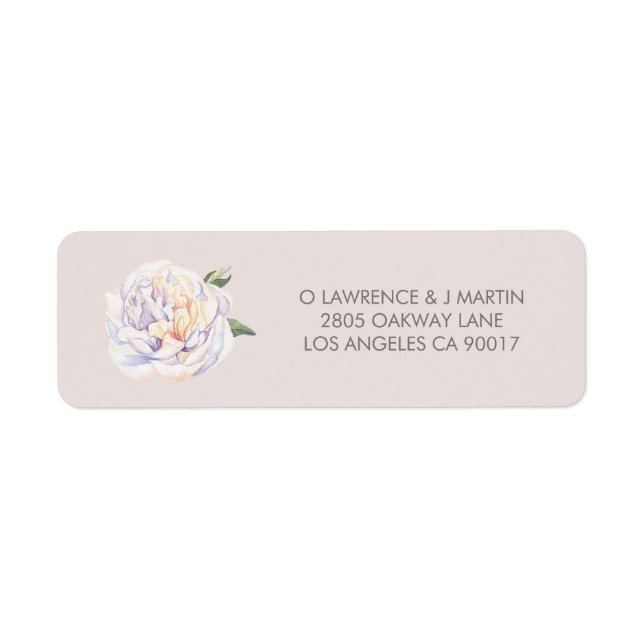Peony Floral Bloom Mauve (Front)