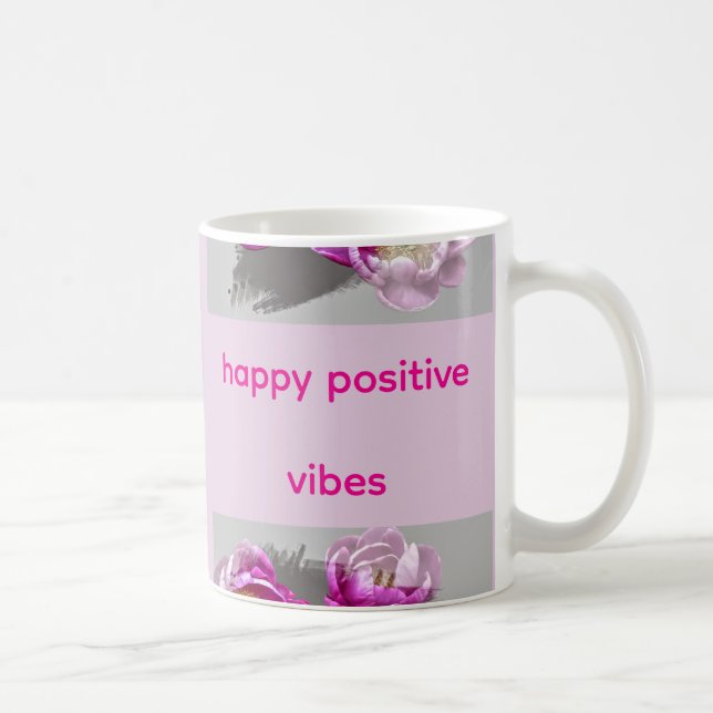 Peony Flower Mug (Right)