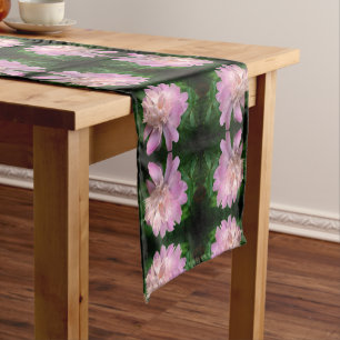 Peony Flower Nature Abstract    Short Table Runner