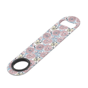 Peony flowers and birds bar key