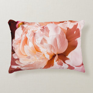 Peony flowers as luxury floral background, wedding accent pillow