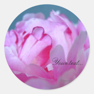 Peony Flowers Wedding Invitation Seals