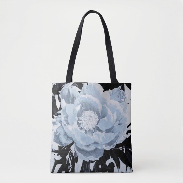 "Peony For Your Thoughts" Pillow Tote Bag (Front)