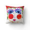 Peony - Gypsy Garden Girl Cotton Pillow