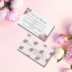 Peony hydrangea  Bridal Display Shower   Enclosure
