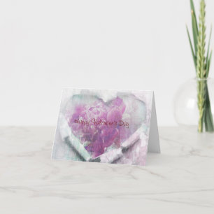 Peony in Our Heart Folded Note Card