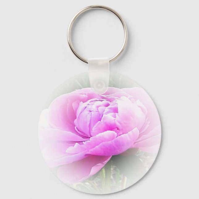 peony keychain (Front)